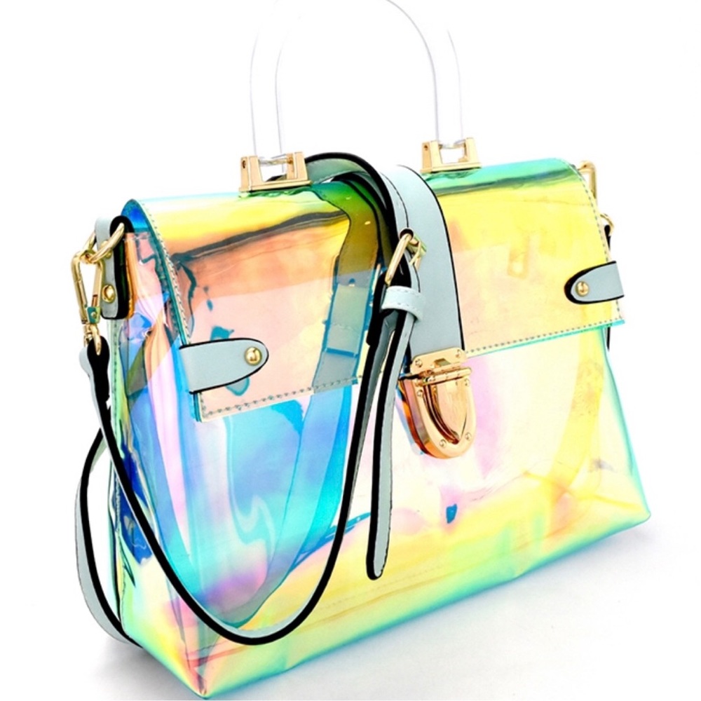 Light Green holographic Tote !